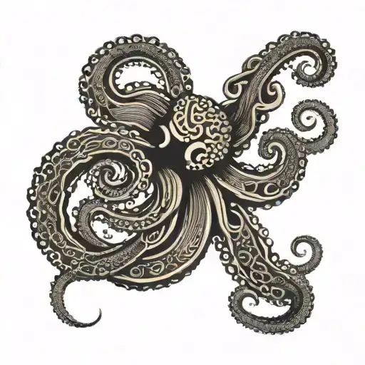 Spiral Round Octopus