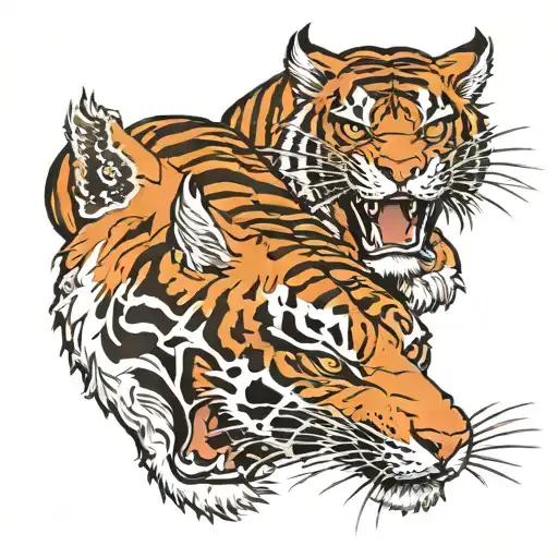 Tiger And Only Masks