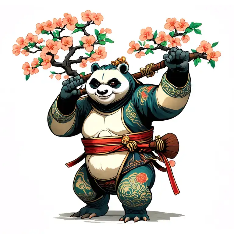 Master Oogway Peach Tree Scene In Kung Fu Panda Movie