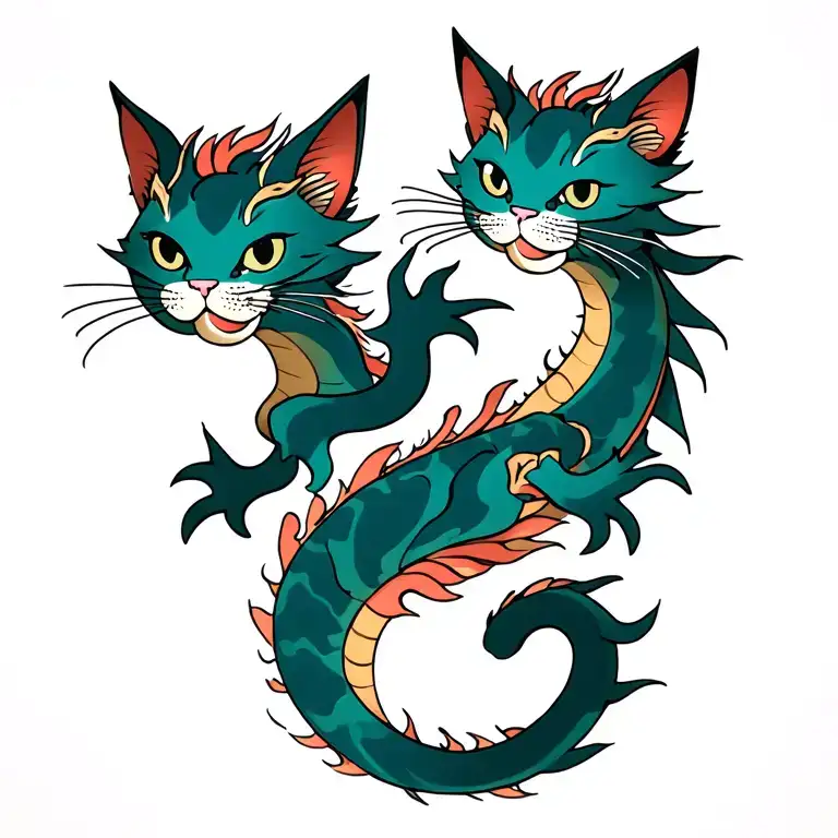 Floating Cat Dragon