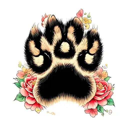 Cat Paw Print Made