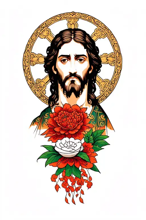 Jesus At His Last Dinner