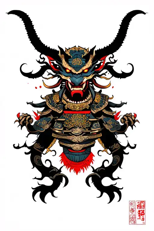 Samurai Demon Tree