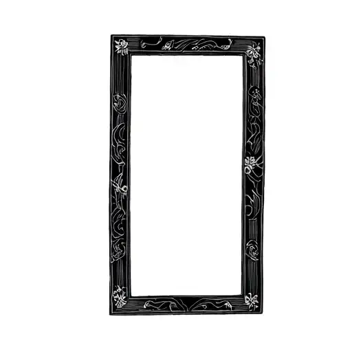 Hand Fan With Iris Black And White