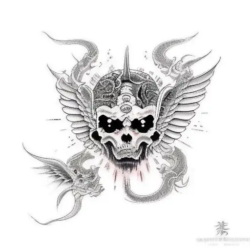 Angel And Demons Hands Tatto