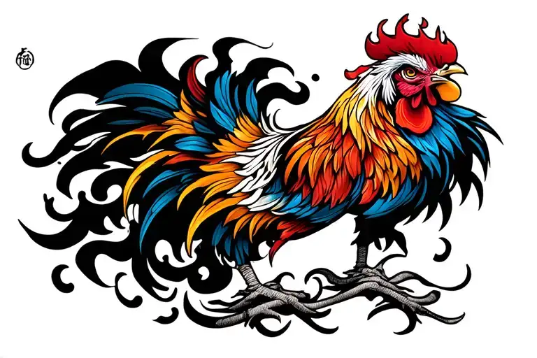 Fire Rooster