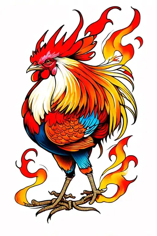 Fire Rooster