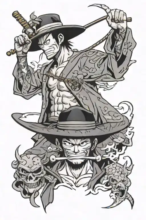 Luffy Et Zoro Mixed