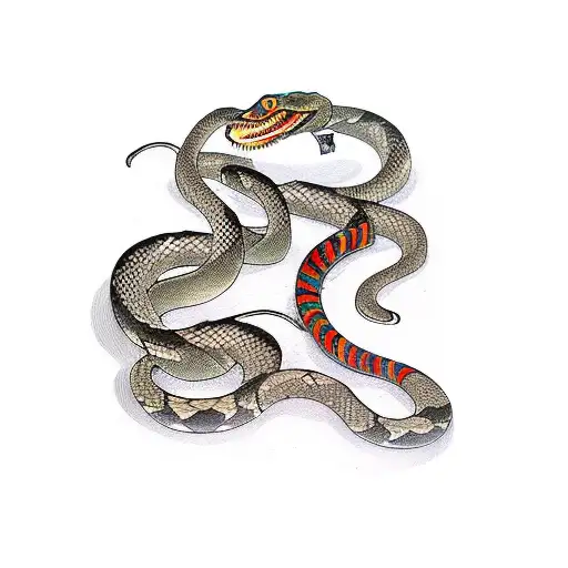 Snake With A Spear