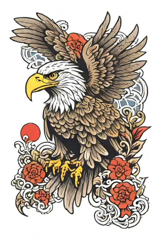 Eagle With Watch Polish Flag