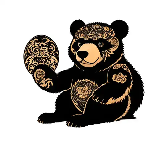 Black Ops Bear Sitting