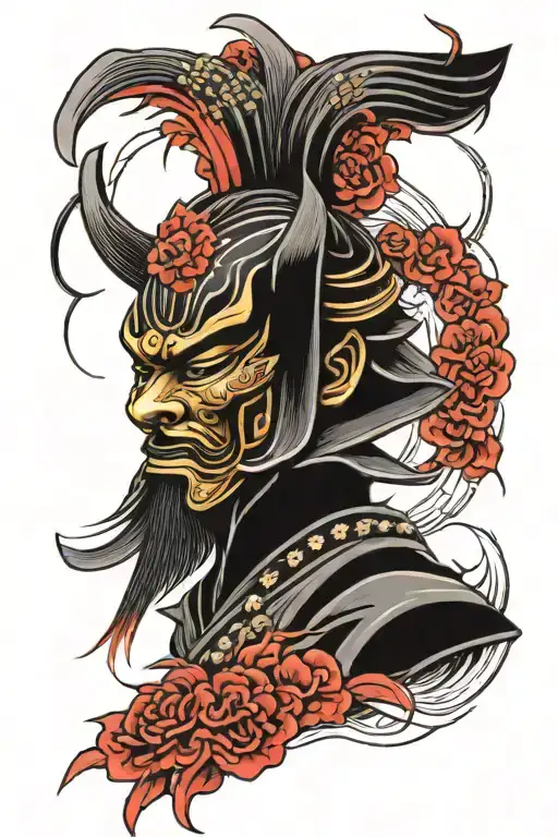 Japanese Samurai Mask
