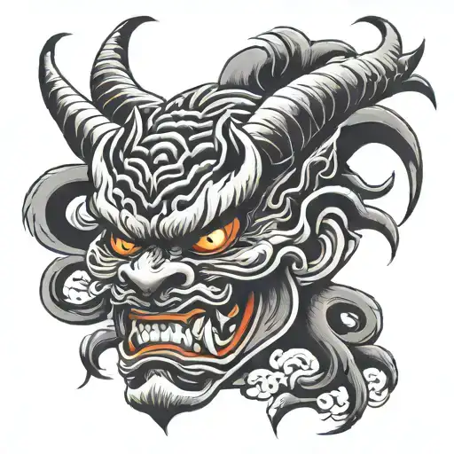 Oni Demon Mask