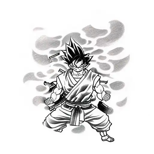 Son Goku In Samurai