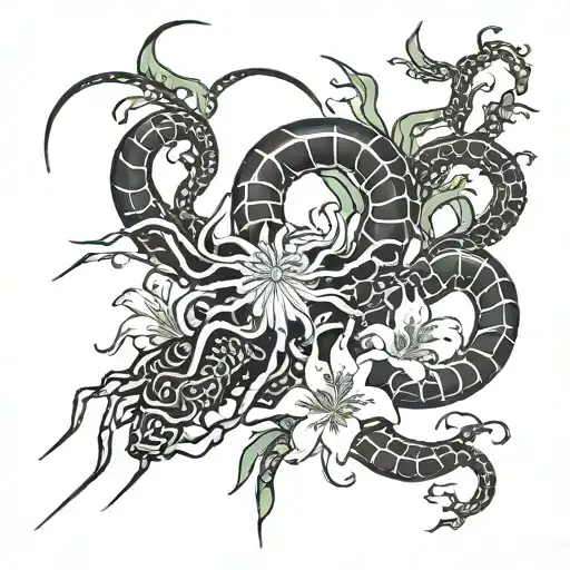 Spider Lilly And Centipede