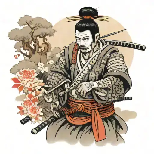 Samurai Warrior Saves His Family Members