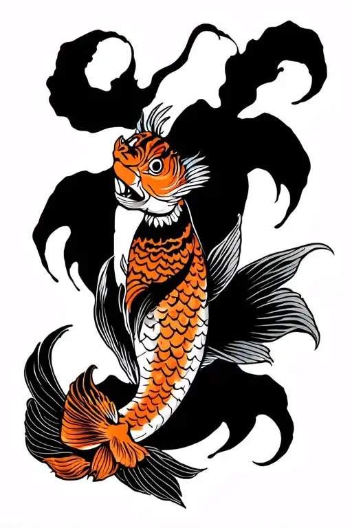 Tiger Fish With Scorpio Tail
