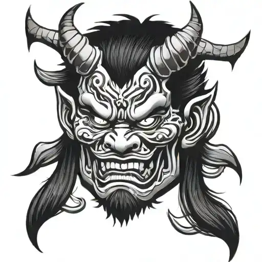Oni Demon Mask