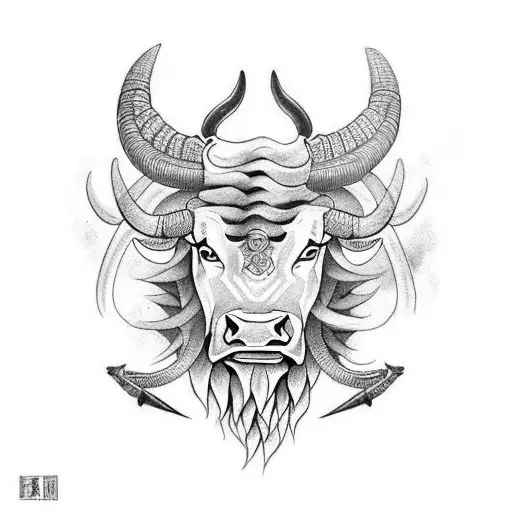 Taurus Bull With Scorpion