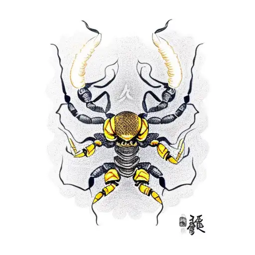 Scorpion With Gun