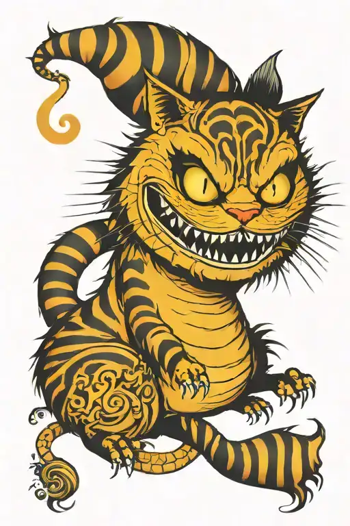 The Cheshire Cat From Alice In Wonderland Horror