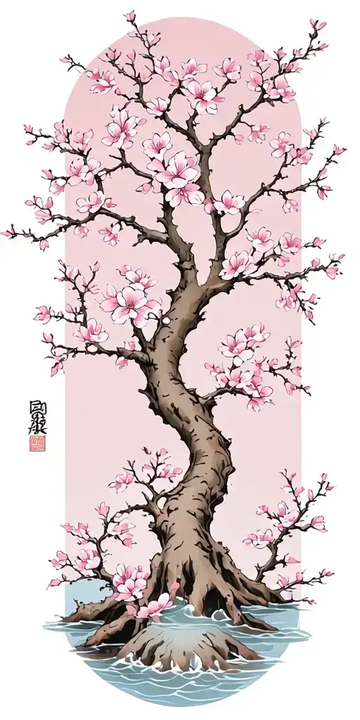 Tree Of Life Cherry Blossom Water