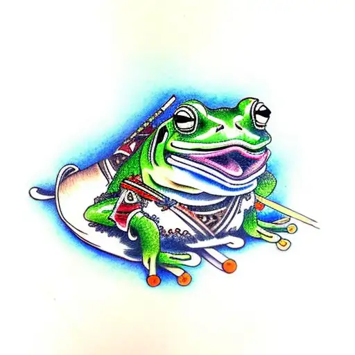 Samurai Frog