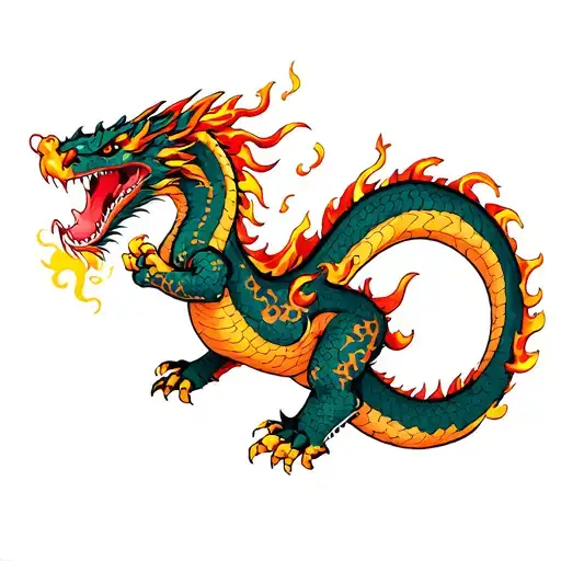 Godzille Fire Breathing Dragon