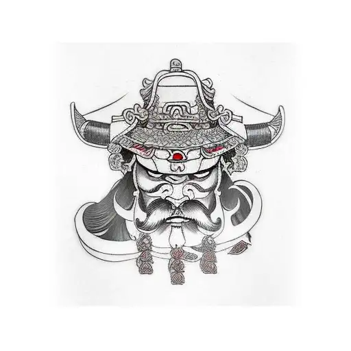 Samurai Japanese Leg Sleeve