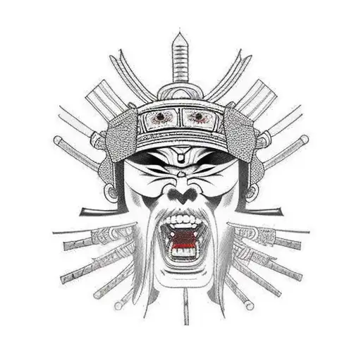 Ghost Chief Samurai Mask