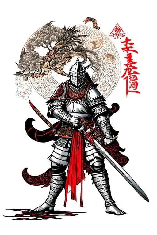 Knight Holding A Sword