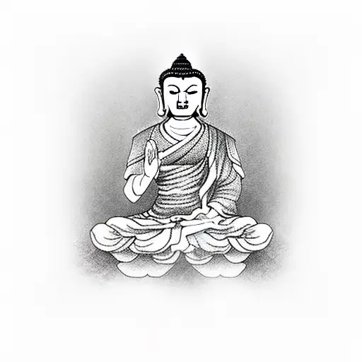 Buddha Women Play Asia Japan Look Sitting