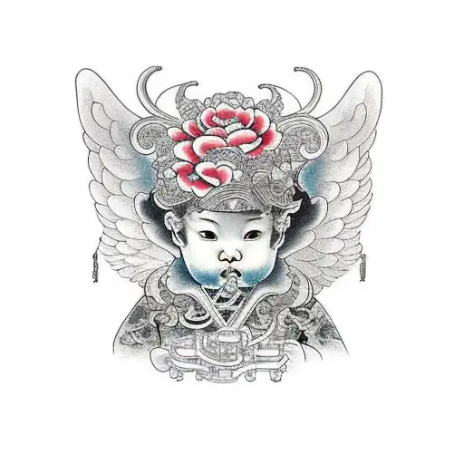 Cherub With A Trumpet