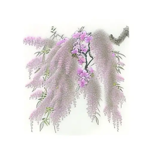 Pink Wisteria You Are Our Angel Memaw