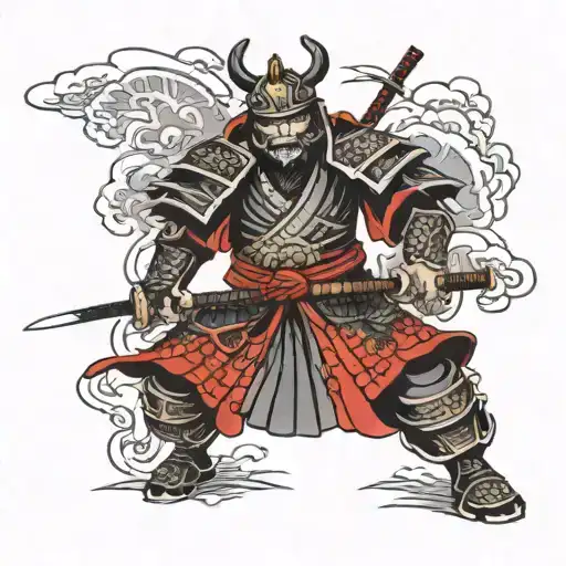Samurai In Armor
