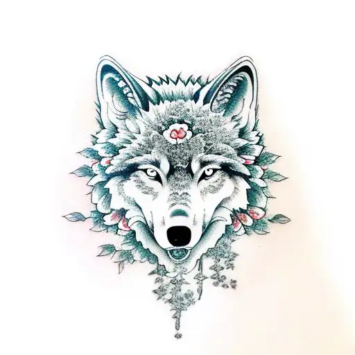Floral Wolf