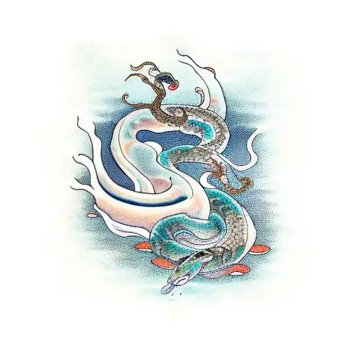 Sea With Fig And Snake