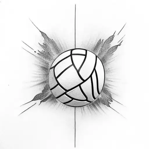 Crow With Volleyball