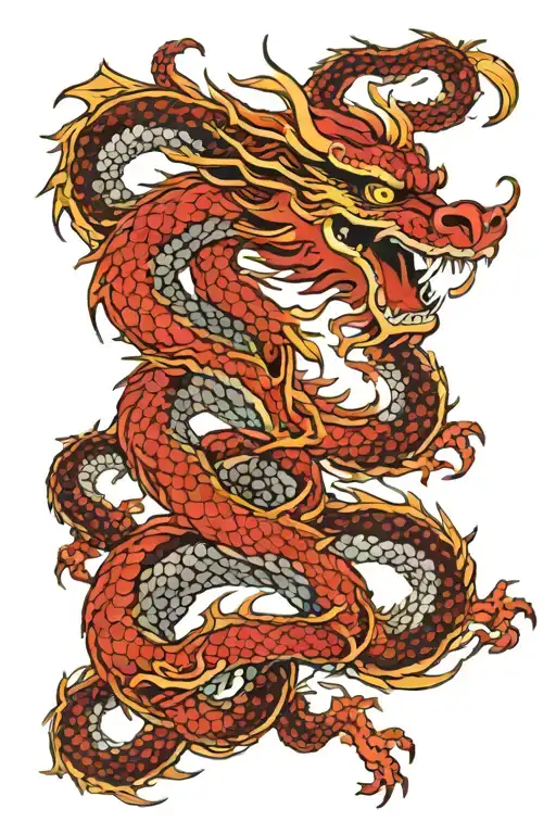 Chinese Dragon Wrapped