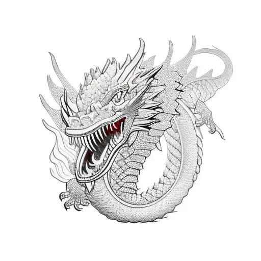 Realistic Pierce Dragon