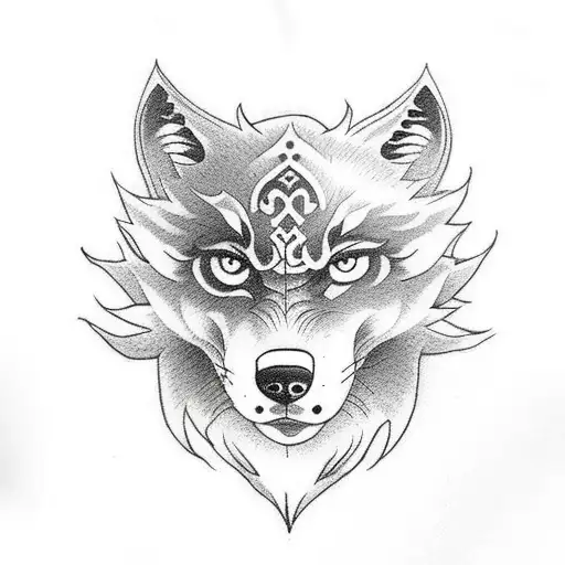 Escanor Tattoo But With A Wolf