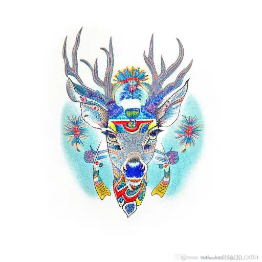 Blue Deer Huichol