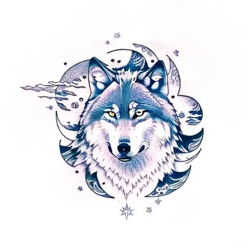 Wolf Howling At The Moon