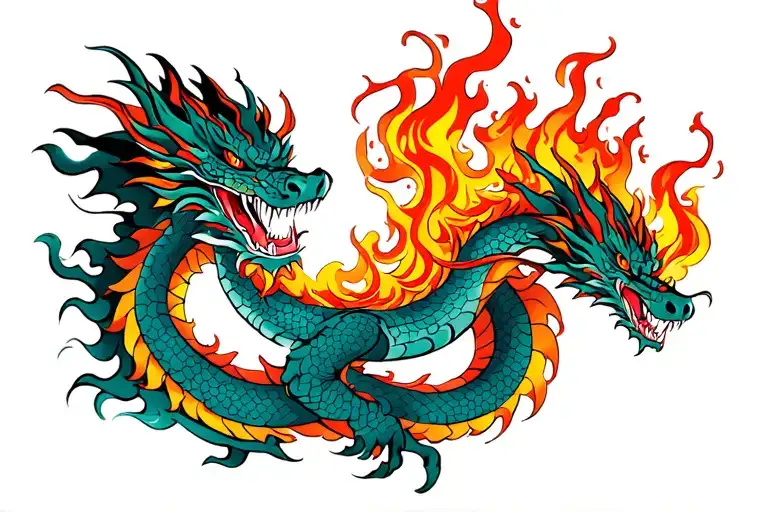 Dragon Breathing Fire