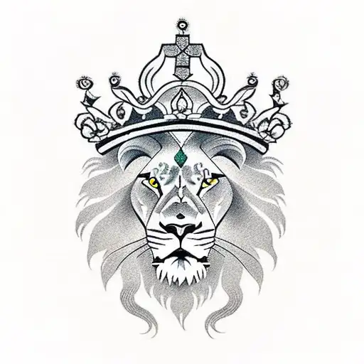 Lion With A Crown