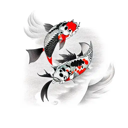 Koi Fish And Other Japanese Items
