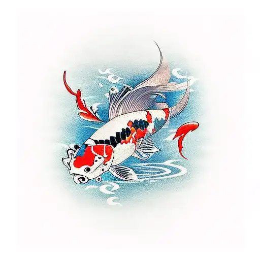 Koi Fish And Other Japanese Designs