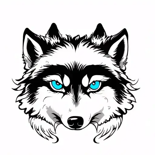 Wolf Blue Eyes