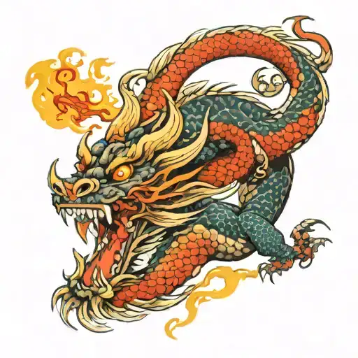 Dragon Breathing Fire