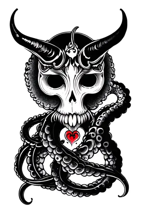 Satanic Tentacle Love Craft